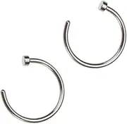 [SHERCHPRY] Titanium Steel Nose Ring Lip Ring Nose Rings for Women Nose Rings Piercing Jewelry Lip Jewelry Nose Studs Lip Barbell Nose Hoop Ring Sterling Silver Nose Golden