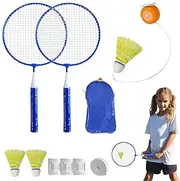 Automatic Rebound Badminton - Adjustable Height Badminton Trainer Kit,Practice Training Aid, Indoor Sports Equipment, Fitness Accessories for Kids Adults