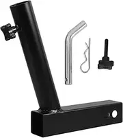 NAMOARLY 1 Set Truck Hitch Flag Pole Holder Kit Securely Support Your Flagpole with Convenient Installation Versatile Compatibility and Minimalist Design for Vehicle Use