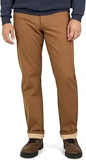 [Weatherproof Vintage] Fleece Lined Pants - Men's Regular Fit Fleeced Lined Canvas Pants for Mens