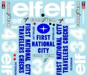 Decals 1/12 Tyrrell P34'77 Monaco Decal F1. for TAMIYA Item12036 from japan