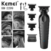 Cordless Hair Trimmer 0mm Men's Clipper Professional Electric Cutting Machine
