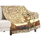 Throw Blanket Tree Art Sofa Covers Woven Modern Machine Washable Multicolor
