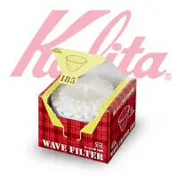 在飛比找博客來優惠-【日本】Kalita185系列 濾杯專用酵素漂白蛋糕型波紋濾