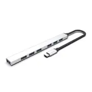 TypeC HUB Aluminum Docking Station USB Splitters for Computer Charging Dock