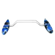 Kayak Outrigger Stabilizer kit Water Floating Buoy for Kayak Fishing Blue camo