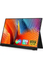 15.6" Portable Monitor 300 cd/m² Screen USB C Display HDMI 1920*1080 1200:1 New