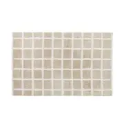 Gridlock Plush Rug Ivory 150x240cm