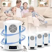 Mokeum Ultrasonic Pest Repellent, Pack of 4 Insect Repellent Mosquito Repellent Electric Insect Killer for Mosquitoes, Mice, Ants, Flies, Spiders, Cockroaches