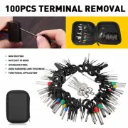 100Pcs Car Terminal Tool Removal Wire Kit connector Pin Release Extractor Puller