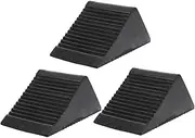 GARVALON Versatile Door Threshold Ramp Tire Chocks for Cars Trucks Anti-Rolling High Strength Rubber