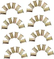 LALAFINA Rivet Nut Riveter Tool Set 100pcs Flat Head Threaded Blind Rivet Nuts for Quick Threaded Connections M5