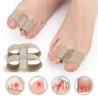Straightener Two Toe Separator Silicone Toe Spreader Thumb Finger Correction