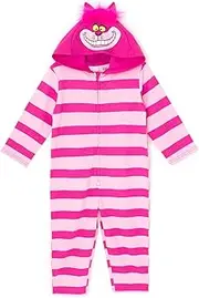 [Disney] Alice in Wonderland Cheshire Cat Zip Up Coverall Tail Infant to Big Kid