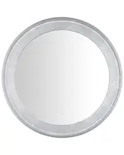 Safavieh Erdem Silver LED Mirror With Dimmable Touch Switch