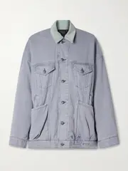 [R13] R13 - Lacey Denim Jacket - Light denim - small small Blue