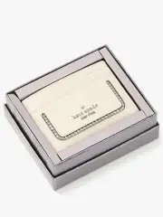 Madison Crystal Boxed Small Slim Card Holder