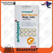 Aristopet Multi Wormer for Dogs Cats Puppies, Kittens Round Hook Tapeworms✅AUS