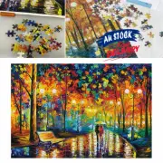 1000 Piece Puzzles Jigsaw for Adult Kids Home Decor Street View Romantic Puzzle
