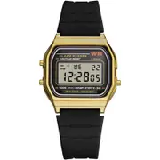 9027 Lightweight Classic Luminous Waterproof LED Shock Sport Digital Watch Men Watch GOLD-BLACK COLOR