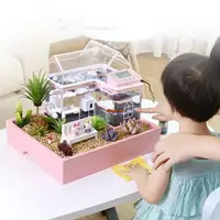 在飛比找樂天市場購物網優惠-創意小魚缸迷你辦公室桌面小型水族箱生態兒童懶人魚缸熱帶魚魚缸