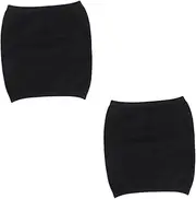 [BESPORTBLE] 2 Pcs Waist Belt for Women Abdominal Wrap Belt Elastic Postpartum Belly Band Warm Waist Support s Black
