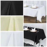 10 pcs 60x126" PREMIUM Polyester RECTANGULAR Tablecloths Catering High Linens