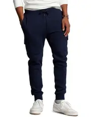 [Polo Ralph Lauren] Double-Knit Cargo Jogger Pant in Navy