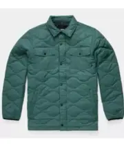 NWT Men's Vans Jonesport III All Weather MTE Full Zip Buttoned Jacket Green Sz M