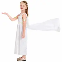在飛比找蝦皮購物優惠-【爆款熱銷】新款萬圣節服裝出口外貿 希臘神話自由女神女童白色