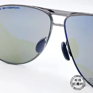 Porsche Design 保時捷/P8642C (槍銀色)偏光太陽眼鏡/明美鐘錶眼鏡