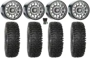 Sedona Sano Bdlk 15x6 Wheels Cast 32" RC500S Sticky Tires Polaris Ranger XP 9/1K
