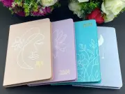 2024 Floral Hard Cover A5 Diary Day To A Page School Business Office DTP Gift