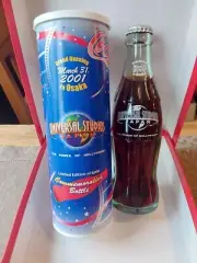 Coca Cola OSAKA UNIVERSAL STUDIOS BOTTLE AND TUBE 2001