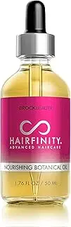 Hairfinity Botanical Hair Oil - Growth Treatment for Dry Damaged Hair and Scalp with Jojoba, Olive, Sweet Almond Oils and More - Silicone and Sulfate Free 1.76 oz