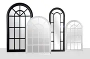 CLEARANCE - Hamptons Arch Window Style Mirrors Range - 4 Sizes Available