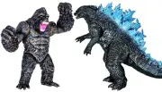 Brand New Set of 2 Godzilla vs King Kong Toys King of The Monster Action Figures