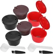 Reusable Refillable Coffee Capsule Filter Cup Stainless Steel Eco-Friendly Coffee Pods Kit Home Office Cafe Tools
