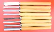 HSS High Speed Steel Wood Turning Lathe Tools Chisel Gouge Woodworking Set of 8p