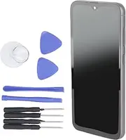 Screen Replacement with Frame Toolkits for Galaxy S23 FE, Phone Touch Screen Assembly with Fingerprint Support for Galaxy S23 FE