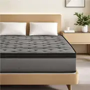 Advwin 7-Zone Queen Mattress Pocket Spring 30cm Medium Firm Memory Foam Mattress