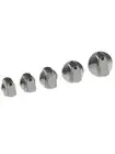 Universal Oven Cooktop Matt Silver Knob x 1