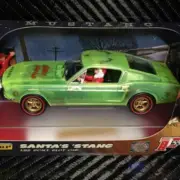 Pioneer J171018 Santa Claus Mustang Green GT390 Slot Car 1/32 Scalextric DPR