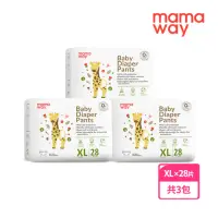 在飛比找momo購物網優惠-【mamaway 媽媽餵】拉拉褲/褲型尿布 XLx28片(3