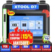 XTOOL D7 OBD2 Scanner Tool Full Systems Diagnostic Bidirectional Auto VIN WIFI
