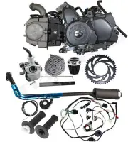 Lifan 125cc Semi Auto Engine Motor For Dirt Bike Postie Honda CT90 CRF50 ATC70
