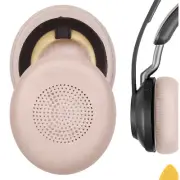 Geekria Protein Leather Ear Pads for Jabra Evolve2 65 40 Elite 45 Headphones