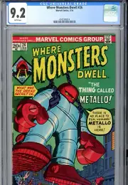Where Monsters Dwell #26 (1974) Marvel CGC 9.2 White Jack Kirby