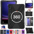 For Samsung Galaxy Tab S10 S9 FE S8 S7 Plus 12.4" Shockproof Heavy Case Cover