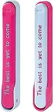 Clothes Hanger Storage, Foldable Wall Organizer, Adhesive Coat Hook Rack, Space-Saving Design with 2X Holder for Closet, Bedroom, Storage Room, Apartment, 7.32x1.1x0.94 Inches